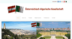 Desktop Screenshot of oesterreich-algerien.at