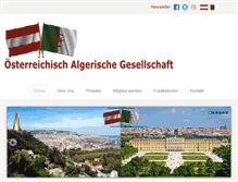 Tablet Screenshot of oesterreich-algerien.at